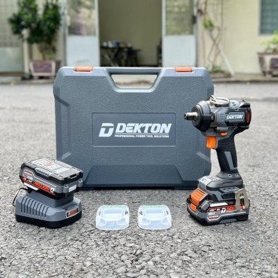 COMBO Máy Siết Bulong Dùng Pin Dekton M21-IW590 PLUS KÈM  + 2 PIN M21-B4000M + 1 SẠC M21-S40F DEKTON - KM_T8 -HÀNG CHÍNH HÃNG