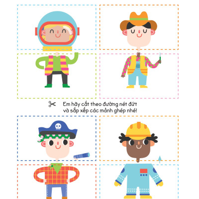 30++ Hoạt Động Rèn Luyện Kỹ Năng Tư Duy Cho Trẻ - Ghép Cặp_DTI