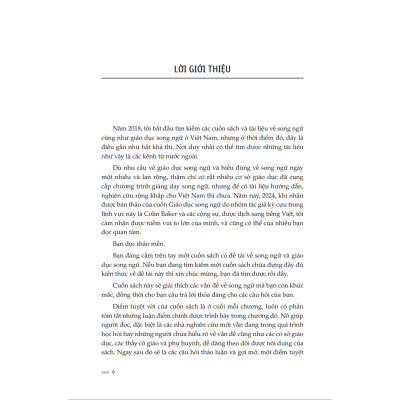 Sách GIÁO DỤC SONG NGỮ - CÁC VẤN ĐỀ SONG NGỮ, ĐA NGỮ MỚI NHẤT TRONG GIẢNG DẠY VÀ NGHIÊN CỨU