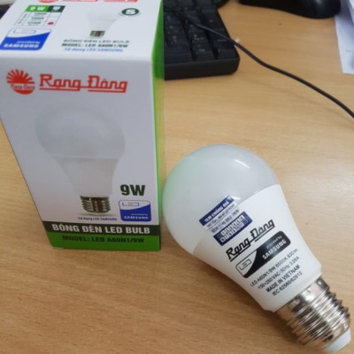 Combo 10 Bóng đèn led tròn 9W Rạng Đông, Model LED BULB LED A60N1/9w HÀNG CHÍNH HÃNG