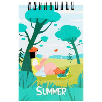 Sổ Lò Xo Note 4 Mùa A6 - Kẻ Ngang - 160 Trang 80gsm - The Sun - Summer