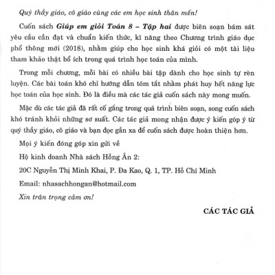 Giúp Em Giỏi Toán 8 - Tập 2 (Bám Sát SGK Kết Nối Tri Thức Với Cuộc Sống) - HA