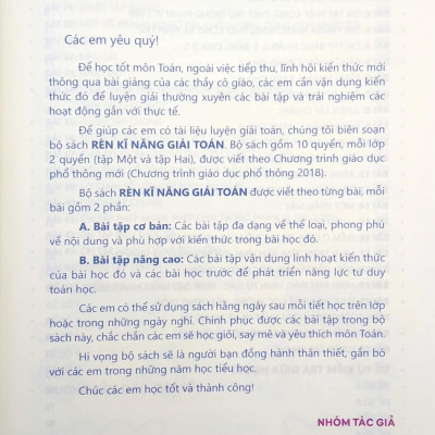 Rèn Kĩ Năng Giải Toán Lớp 3 (Theo Chương Trình Giáo Dục Phổ Thông Mới) (ML)