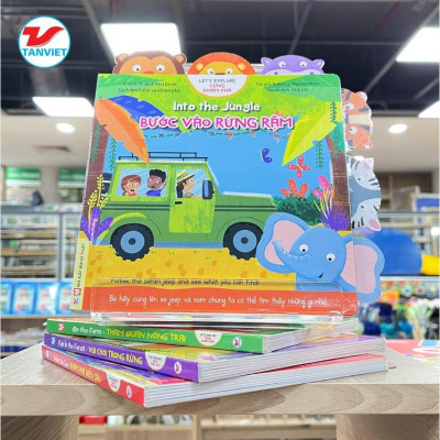 Sách - Cùng Khám Phá - Bước Vào Rừng Rậm - Song Ngữ Anh Việt - Tân Việt Books
