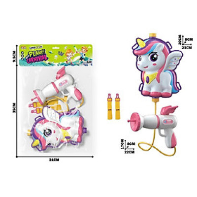 HC899-10A Mô hình ba lô phun nước hình con ngựa (KT 21x8x30cm)