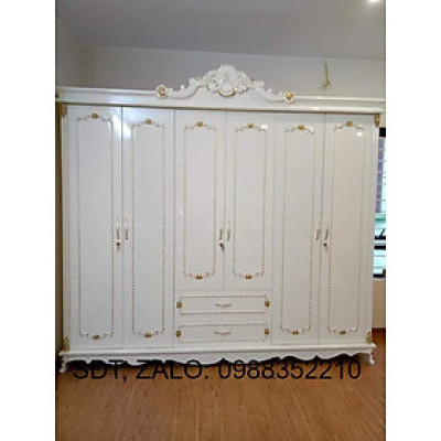 Tủ Quần Áo Hàng Tân Cổ Điển Gỗ MDF