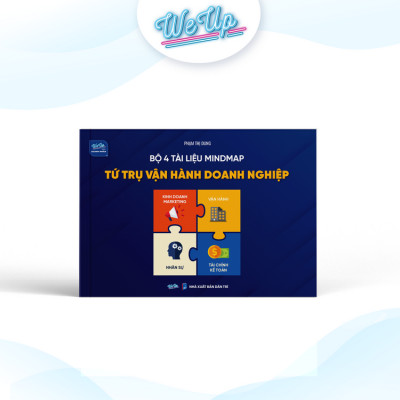 Combo 2 sách: Bộ 4 tài liệu Mindmap Tứ trụ vận hành doanh nghiệp và Full bộ mẫu đào tạo nhân sự trong 4 tháng (Combo/lẻ)