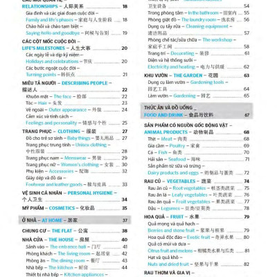 Combo 2 sách Từ điển hình ảnh Tam Ngữ Trung Anh Việt – Visual English Vietnamese Chinese Trilingual Dictionary +Phát triển từ vựng tiếng Trung Ứng dụng (in màu) (Có Audio nghe) +DVD tài liệu 