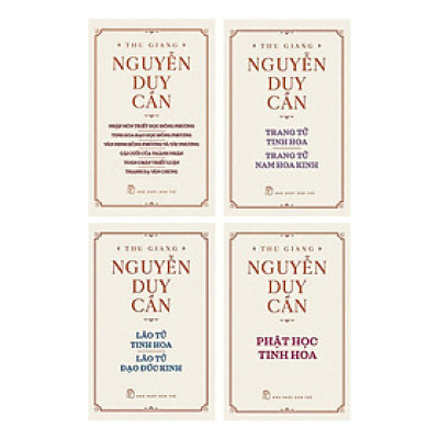 Sách - Bộ Sách Tinh Hoa Đạo Học Đông Phương (4 Cuốn) -NXB Trẻ