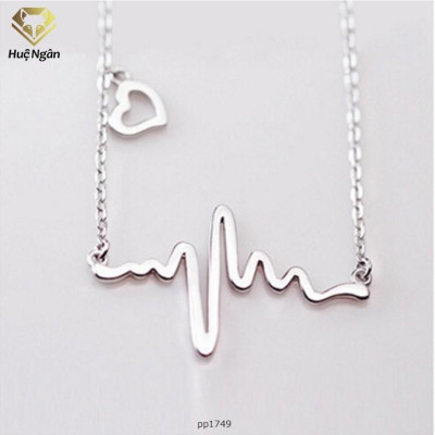 Dây chuyền bạc 925 Huệ Ngân - Nhịp tim PP1749