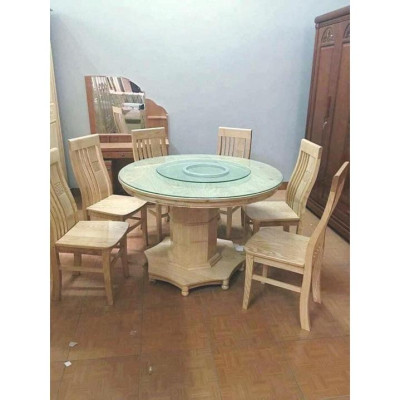 Bàn ghế ăn gỗ sồi