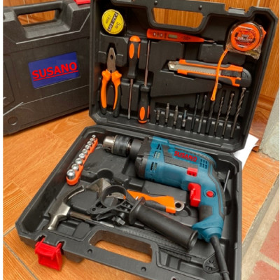 Máy Khoan Cam kết 100% Ruột Đồng Máy Khỏe Chạy Êm Bền, tặng kèm phụ kiện