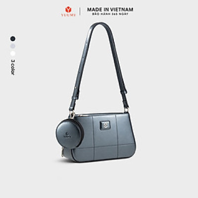 Túi Yuumy ( Thời trang nữ hiện đại kèm ví mini size 24 - Túi đeo chéo da Glossy YN311 )