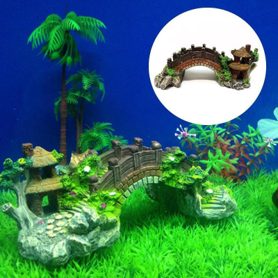 Cây Cầu Tiểu Cảnh Tráng Trí Bể Cá Dễ Thương Đẹp Mắt