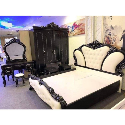 bộ giường tủ tân cổ điển nhập khẩu