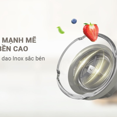 Máy xay sinh tố đa năng SHD5331, Dung tích 1.5L - 2 cối đa năng - Xay sinh tố, Xay thịt - Công suất 350W - Hàng chính hãng