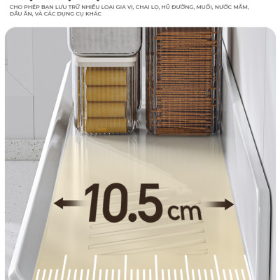 Kệ gia vị dán tường đa năng thương hiệu IGA - GM178