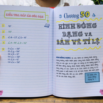 Sách - Sổ tay Toán học, sổ tay học tập - Á Châu Books (tiếng việt, lớp 4 - lớp 9 ) 