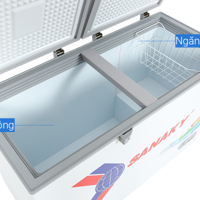Tủ đông Sanaky Inverter 270 lít VH-3699A2KD - Hàng Chính Hãng - Chỉ Giao Hồ Chí Minh