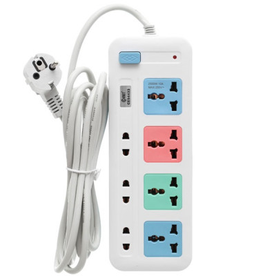 Ổ điện - Ổ Cắm Điện Nối Dài Comett CES4433 dây dài 3m, 7 lỗ cắm - Ổ điện - Hàng chính hãng