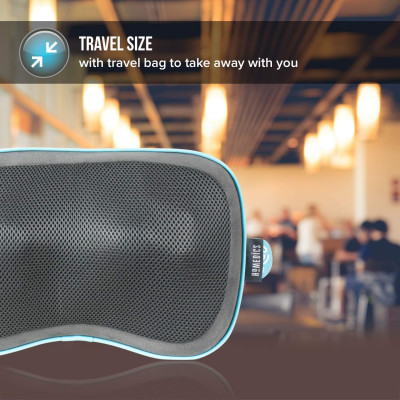 Gối massage shiatsu 3D cao cấp công nghệ GEL – Pin sạc HoMedics GST-550HRC-EU- Hàng chính hãng