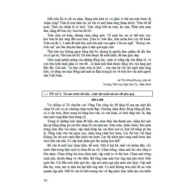 Sách - Những Bài Văn Đạt Điểm Cao Của Học Sinh Giỏi Lớp 4 - Dùng Chung Cho Các Bộ SGK Hiện Hành - Hồng Ân