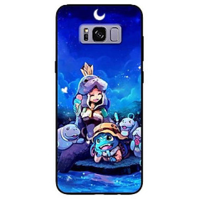 Ốp lưng dành cho Samsung S8 - S8 Plus - S9 Plus mẫu Cô Gái Và Hải Cẩu