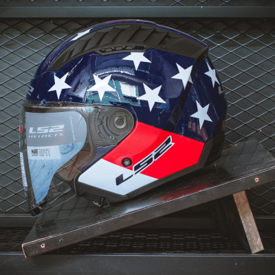 Mũ Bảo Hiểm 3/4 Hai Kính LS2 OF600 Copter