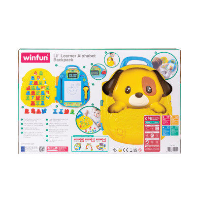 Đồ Chơi Balo Chữ Cái Kèm Bảng Vẽ Cho Bé WINFUN 001205