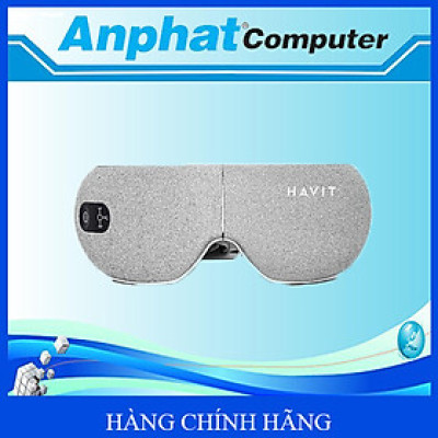 Máy massage mắt Havit EM1601 Túi Khí Giữ Nhiệt Cầm Tay Gập Được - Hàng Chính Hãng