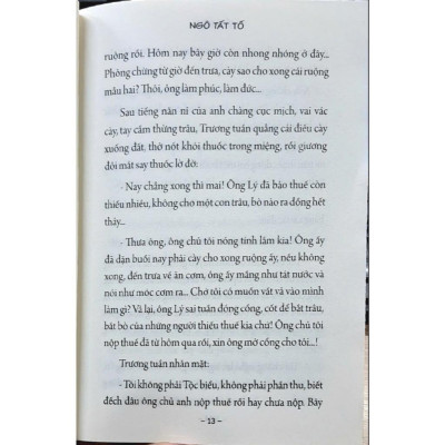 Sách - Tắt Đèn - Ngô Tất Tố - Bìa Mềm - Minh Thắng