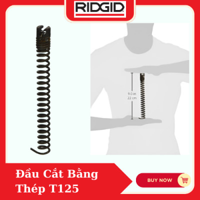 Phụ Kiện Máy Thông Tắc Đường Ống Đầu Cắt Bằng Thép RIDGID T125 (27642) Số 1 Tại Mỹ - Hàng Chính Hãng