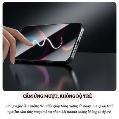 Cường lực chống nhìn trộm Full viền kèm khung cho iPhone 16 Pro Max / 16 Pro hiệu Nillkin Guardian Phủ Nano, vát cạnh 2.5D, lớp Olephobic - Hàng nhập khẩu
