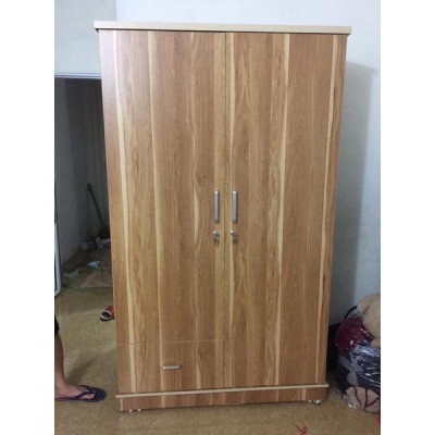 TỦ QUẦN ÁO GỖ ÉP 1M MÀU SƠ DỪA
