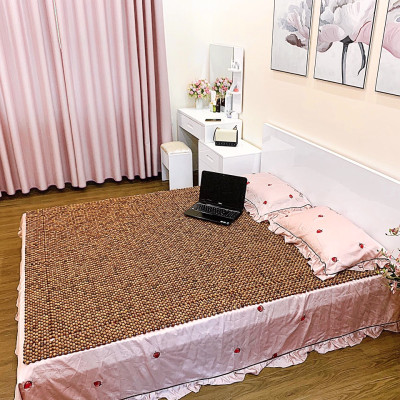 Chiếu Hạt Gỗ Hương Mộc Cao Cấp - Kích Thước 1,2mx1,9m ( video , hình thật ) 