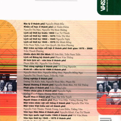 100 Câu Hỏi Về Gia Định Sài Gòn - Văn Học Thời Kỳ 1975 - 2005 Ở Thành Phố Hồ Chí Minh