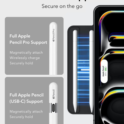 Bao Da dành cho iPad Pro 11 inch / iPad Pro 13 inch 2024 ESR Rebound Magnetic Case - Hàng Chính Hãng