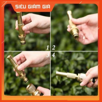 Bộ dây vòi xịt nước rửa xe, tưới cây . tăng áp 3 lần, loại 15m 206587 cút sập, nối đen