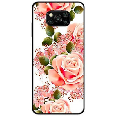 Ốp lưng dành cho Xiaomi Poco X3 mẫu Hoa Hồng Nhạt