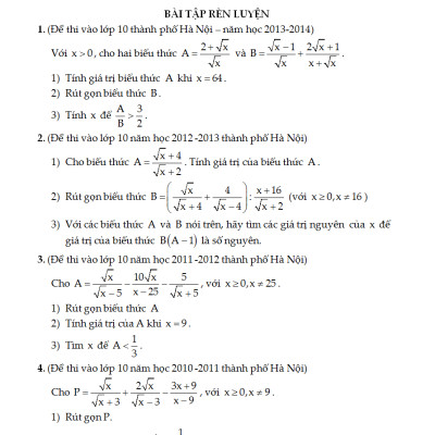 Các Chuyên Đề Bồi Dưỡng Học Sinh Giỏi Đại Số Lớp 9