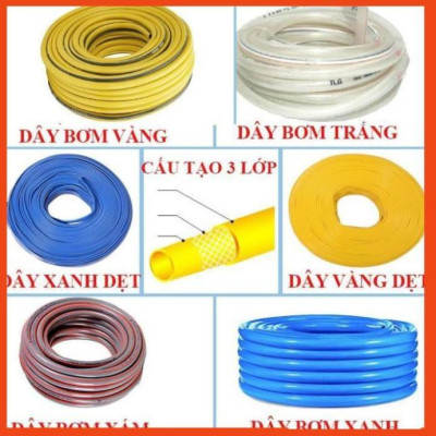 Bộ dây vòi xịt nước rửa xe,tưới cây tăng áp 3 lần 20m(cút đồng nối nhựa xanh) 206817