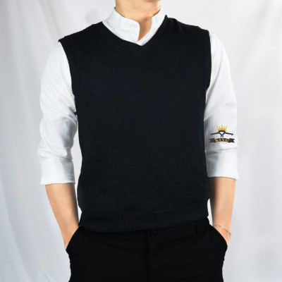 Áo gile len nam nư KING ghile len nam cao cấp form rộng cao cấp giá rẻ T001