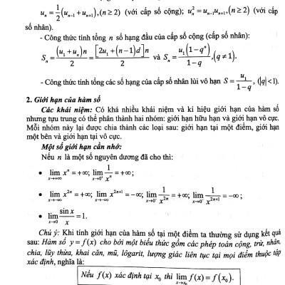 Hướng Dẫn Ôn Tập Kì Thi THPT Quốc Gia Năm Học 2019 - 2020 Môn Toán