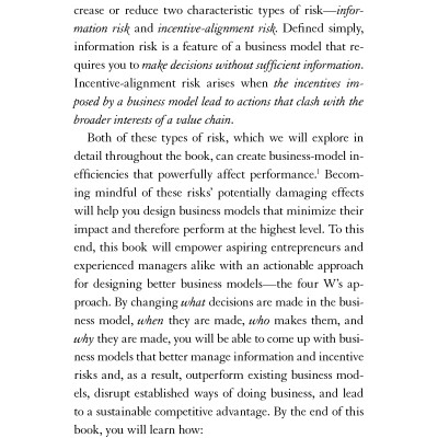 The Risk-Driven Business Model