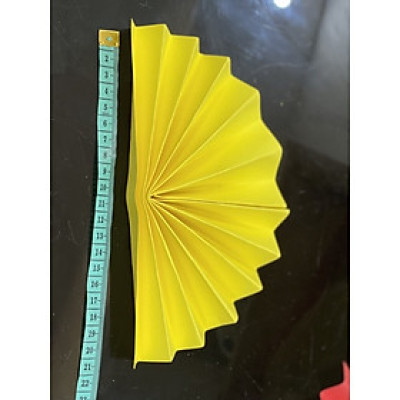 Quạt làm oản - quạt giấy - nhiều kích thước - Cây giả, hoa lụa trang trí nhà cửa