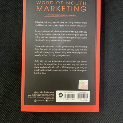 Marketing Truyền Miệng - Andy Sernovitz - Nguyễn Linh Giang dịch - Tái bản - (bìa mềm)