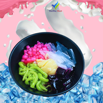 Set Nguyên Liệu Chè Sương Sa Bánh Lọt Loại 1 Thượng Hạng VietTin Mart