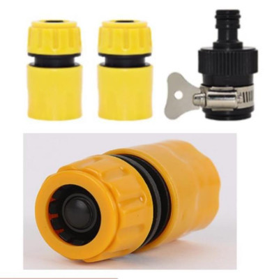  Bộ dây vòi xịt nước rửa xe, tưới cây . tăng áp 3 lần, loại 7m, 10m 206318 đầu đồng,cút,nối đen+ tặng đai