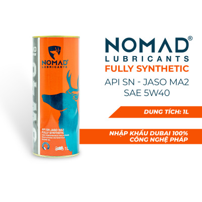 Combo 3 Nhớt Tổng Hợp Toàn Phần NOMAD 1L-1.1L-1.3L 5W40 TẶNG Nước Làm Mát Động Cơ Xe Máy NOMAD 1L Xạnh Dạ Quang, Hàng Nhập Khẩu Chính Hãng
