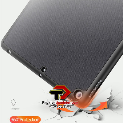 Bao da chống sốc cho iPad 10.2 2021 (iPad Gen 9) chính hãng Dux Ducis Domo có ngăn để bút -  Hàng chính hãng